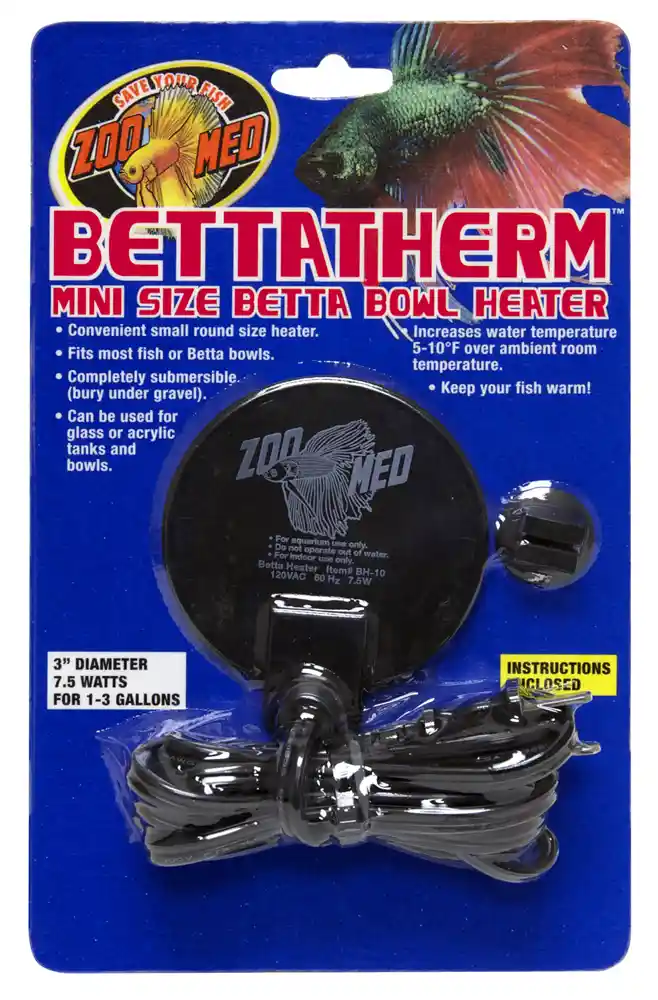 Zoo Med Submersible Betta Bowl Heater 7.5 W