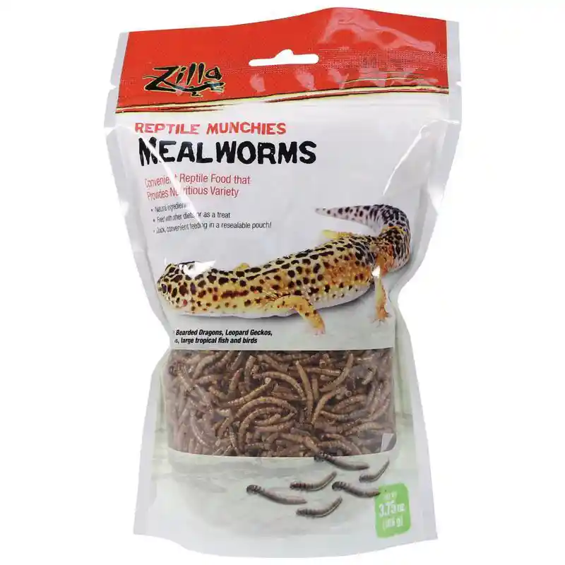 Zilla Reptile Munchies Mealworm 3.75 Oz
