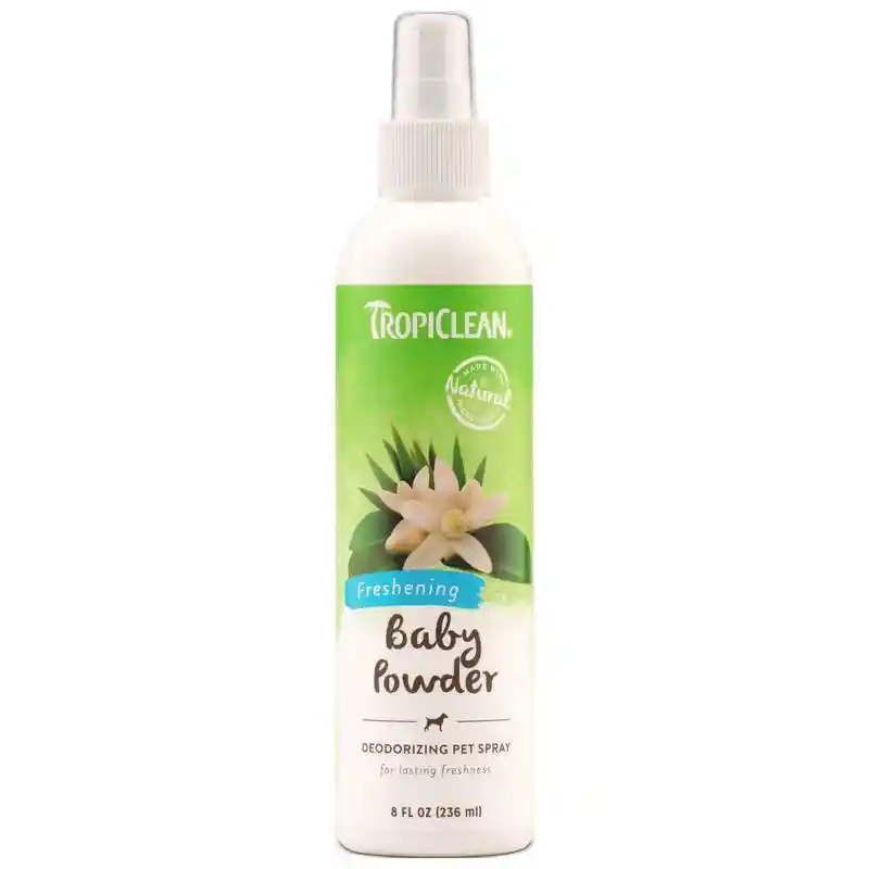 Deodorizing Baby Powder Scent Dog & Cat Cologne Spray 8-oz